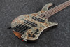 Ibanez EHB Ergonomic Headless Bass 5 String w/Bag - Black Ice Flat (EHB1505MSBIF)