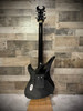 Schecter 1741-SHC Synyster Gates Signature Custom-S 6-String Electric Guitar-Gloss Black with Silver Pin Stripes (1741) | Musician Madness