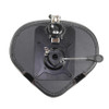 Gibraltar 9000 Series 16 Hydraulic Cordura Saddle Drum Throne with Backrest (9808HMB) | Musician Madness