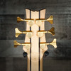 Schecter Stiletto Custom-6 String Bass Guitar - Natural Satin  (2543) | Musician Madness