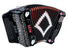 Hohnica Aces Accordion 3-Register EAD Tone - Black (ACES II EBK) | Musician Madness