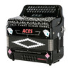 Hohnica Aces Accordion 3-Register EAD Tone - Black (ACES II EBK) | Musician Madness
