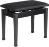 Casio CB-30BK Black Height-Adjustable Metal Artist Bench (CB-30BK)