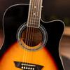 Washburn WA90CEVSB Dreadnought Acoustic Electric Guitar - Tobacco Burst (WA90CEVSB-U)