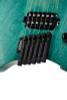 Cort Space 6GTR Multi-Scale Electric Guitar w/Gig-Bag - Semi Gloss Turquoise (SPACEG6MSSGTQ-U)