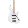 Cort NJS4WHT Elrick NJS 4 Bass Guitar - White (NJS4WHT-U) | Musician Madness