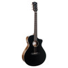 Cort CORE-MC Ovangkol Acoustic-Electric Guitar w/ Gig-Bag - Black Top Semi Gloss (COREMCBTSG-U) | Musician Madness