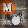 PDP Concept Classic Series 3-Piece Maple Shell Pack, 24" Bass Drum - Ebony w/Ebony Hoops (PDCC2613EE) | Musician Madness
