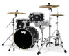 PDP Concept Maple Series 3-Piece Bop Shell Pack - Satin Black (PDCM18BPBK)