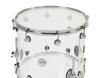 DW Design Series 4-Piece Acrylic Shell Pack - Clear w/Chrome Hardware (DDAC2214CL)