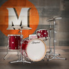 Slingerland 3Pc Studio King Kit, 13/16F/22K, Royal Crimson (SDKTSKK22N03AHRCR) | Musician Madness