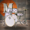 Dixon Spark Essential 5pc Complete Kit - White Noise (PODSE522C2WN) | Musician Madness