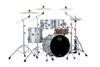 Mapex Saturn Evolution Fusion 4 Piece Shell Pack Without Snare - Iridium Silver (SE504XBPD) | Musician Madness