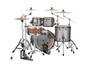 Mapex Saturn Evolution Classic 4 Piece Shell Pack Without Snare - Gun Metal Grey (SE529XEMBPG)