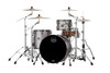 Mapex Saturn Evolution Hybrid Organic Rock 3 Piece Shell Pack Without Snare - Gun Metal Grey (SE426XHBPG) | Musician Madness