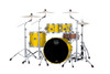 Mapex Saturn Evolution Classic 4 Piece Shell Pack Without Snare - Tuscan Yellow (SE529XEMPM)