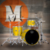 Mapex Saturn Evolution Hybrid Powerhouse Rock 3 Piece Shell Pack Without Snare - Tuscan Yellow (SE446XHPM) | Musician Madness