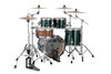 Mapex Saturn Evolution Fusion 4 Piece Shell Pack Without Snare - Brunswick Green  (SE504XBPQ) | Musician Madness