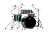 Mapex Saturn Evolution Classic 4 Piece Shell Pack Without Snare - Brunswick Green (SE529XEBPQ)
