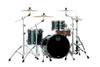 Mapex Saturn Evolution Hybrid Straight Ahead 3 Shell Pack Without Snare - Brunswick Green (SE401XHPQ)