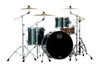 Mapex Saturn Evolution Hybrid Powerhouse Rock 3 Piece Shell Pack Without Snare Brunswick Green (SE446XHPQ) | Musician Madness