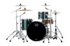 Mapex Saturn Evolution Hybrid Powerhouse Rock 3 Piece Shell Pack Without Snare Brunswick Green (SE446XHPQ) | Musician Madness
