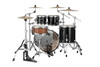 Mapex Saturn Evolution Rock 4 Piece Shell Pack Without Snare - Piano Black (SE529XBPB)