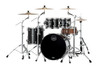 Mapex Saturn Evolution Rock 4 Piece Shell Pack Without Snare - Piano Black (SE529XBPB) | Musician Madness