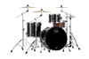 Mapex Saturn Evolution Hybrid Powerhouse Rock 3 Piece Shell Pack Without Snare - Piano Black (SE446XHPB) | Musician Madness