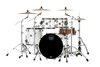 Mapex Saturn Evolution Rock 4 Piece Shell Pack Without Snare - Polar White (SE529XMBPI)