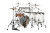 Mapex Saturn Evolution  Workhorse 5 Piece Shell Pack Without Snare - Polar White (SE628XBBPI)