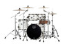 Mapex Saturn Evolution Fusion 4 Piece Shell Pack Without Snare - Polar White (SE504XBBPI) | Musician Madness