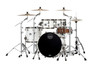 Mapex Saturn Evolution Classic 4 Piece Shell Pack Without Snare - Polar White (SE529XEBBPI)