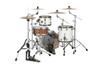 Mapex Saturn Evolution Hybrid Straight Ahead 3 Shell Pack Without Snare - Polar White (SE401XHBPI)