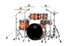 Mapex Saturn Evolution Fusion 4 Piece Shell Pack Without Snare - Exotic Sunburst  (SE504XBPO) | Musician Madness