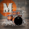 Mapex Saturn Evolution Rock 4 Piece Shell Pack Without Snare - Exotic Sunburst (SE529XBPO)
