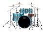 Mapex Saturn Evolution Workhorse 5 Piece Shell Pack Without Snare - Exotic Azure Burst (SE628XMPT)