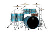 Mapex Saturn Evolution Workhorse 5 Piece Shell Pack Without Snare - Exotic Azure Burst (SE628XMPT)