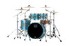 Mapex Saturn Evolution Fusion 4 Piece Shell Pack Without Snare - Exotic Azure Burst (SE504XMPT)