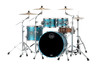 Mapex Saturn Evolution Classic 4 Piece Shell Pack Without Snare - Exotic Azure Burst (SE529XEMPT)