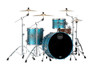 Mapex Saturn Evolution Hybrid Powerhouse Rock 3 Piece Shell Pack Without Snare - Exotic Azure Burst (SE446XHPT) | Musician Madness