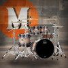 Mapex Saturn Evolution Fusion 4 Piece Shell Pack Without Snare - Exotic Violet Burst (SE504XMBPZ) | Musician Madness
