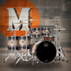 Mapex Saturn Evolution Workhorse 5 Piece Shell Pack Without Snare - Exotic Violet Burst (SE628XBBPZ)