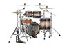 Mapex Saturn Evolution Fusion 4 Piece Shell Pack Without Snare - Exotic Violet Burst (SE504XBBPZ)
