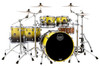 Mapex Saturn Studioease 5 Piece Shell Pack Without Snare - Sulphur Fade (SR628XUUJ)