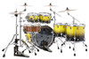 Mapex Saturn Studioease 5 Piece Shell Pack Without Snare - Sulphur Fade (SR628XUUJ)