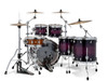 Mapex Saturn VI Standard 5 Piece Shell Pack Without Snare - Royal Purple Burst (SR628XZXP) | Musician Madness