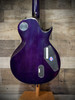 ESP LTD EC-1000 QM Left Handed Electric Guitar - See Thru Purple Sunburst (LEC1000QMSTPSBLH)