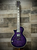 ESP LTD EC-1000 QM Left Handed Electric Guitar - See Thru Purple Sunburst (LEC1000QMSTPSBLH) | Musician Madness