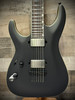 ESP LTD M-1000B Baritone Electric Guitar Black Satin (LM1000BBLKSLH)|Musician Madness